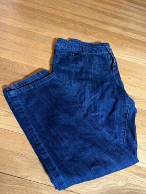 LC Lauren Conrad Dark Blue Cropped Women's Jeans Sz 16